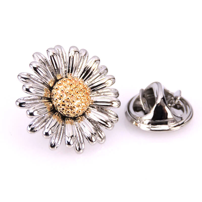Retro Daisy Brooch Cute Simple Shirt Accessories - Image 5