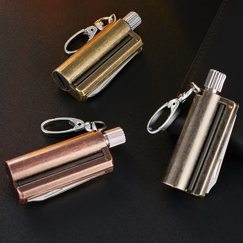 Retro Multi-purpose EDC Tool Matchstick Oil Lighter - Image 2