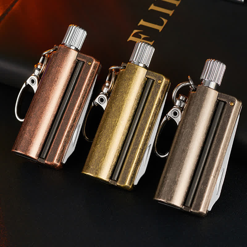 Retro Multi-purpose EDC Tool Matchstick Oil Lighter - Image 6