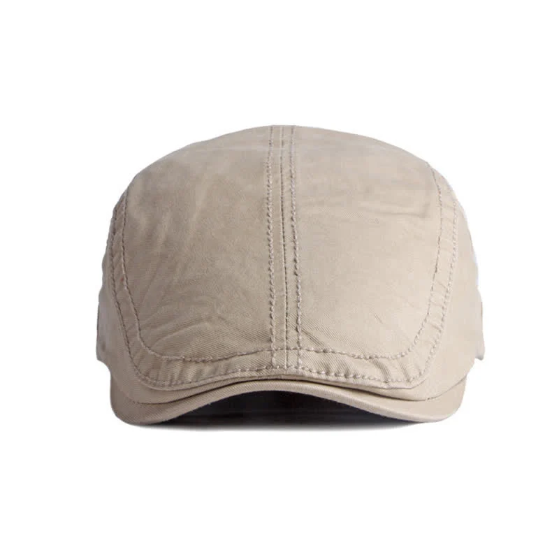 Retro Painter Cotton Beret Flat Cap - Image 2
