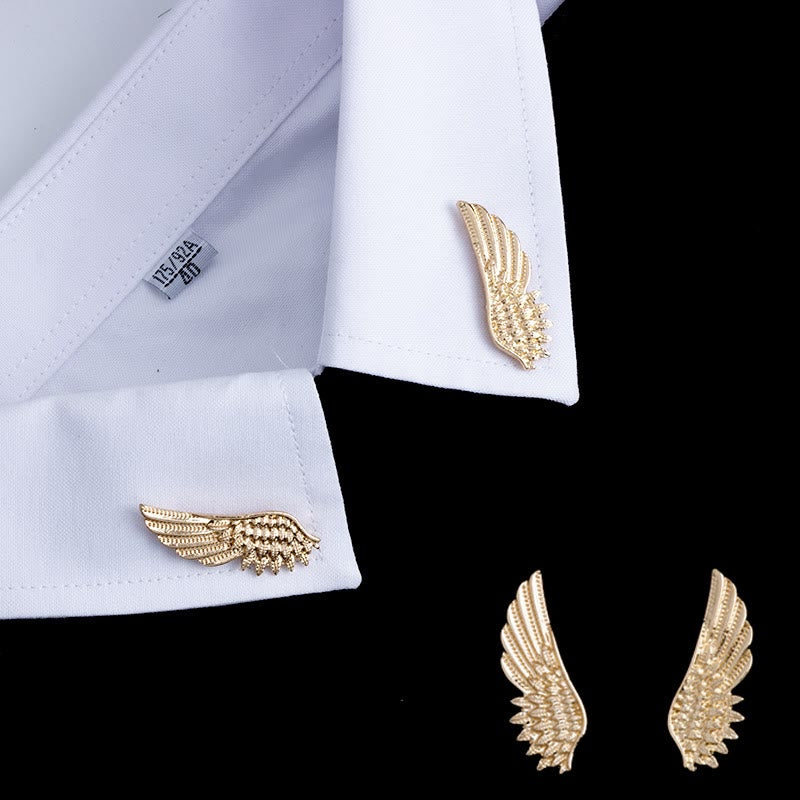 Retro Wings Brooch Gold Silver Shirt Accessories - Image 2