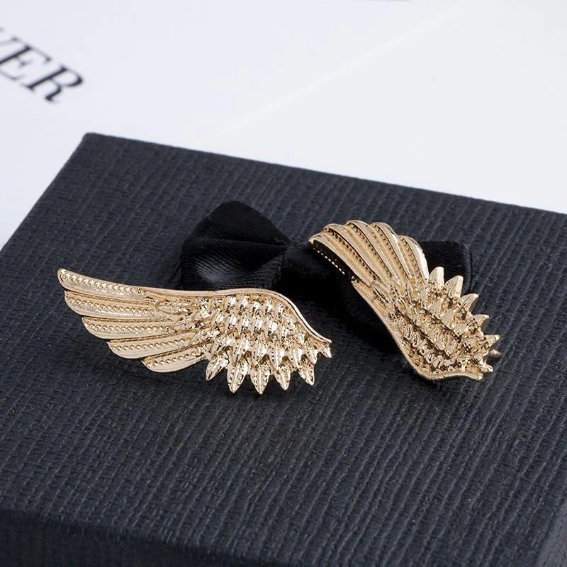 Retro Wings Brooch Gold Silver Shirt Accessories - Image 8