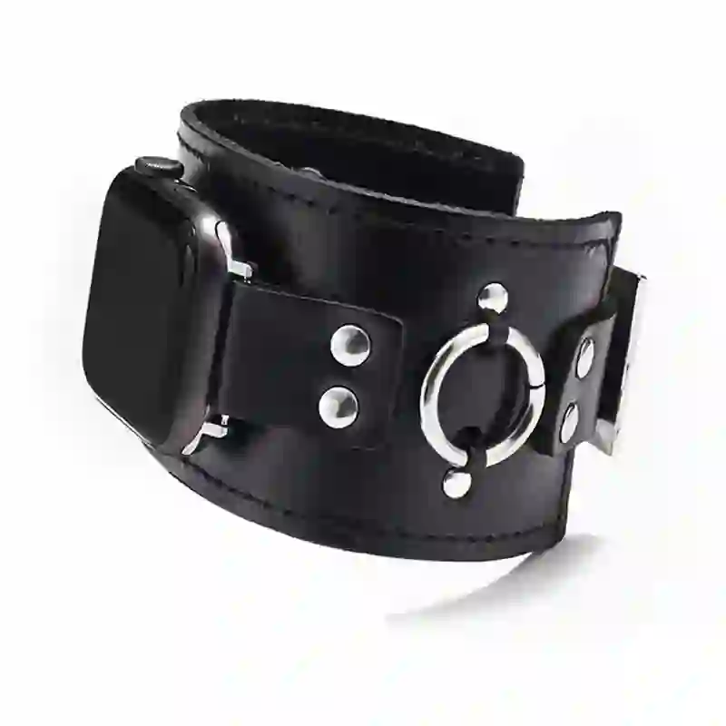Ring Decor Genuine Leather Smart Watch Band - Image 11