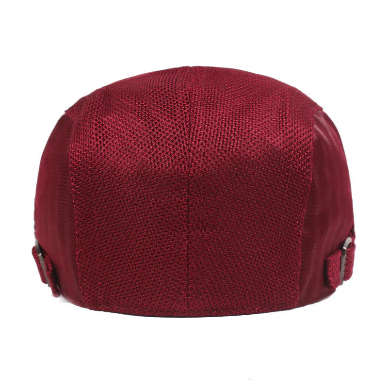 Simple Duckbill Striped Lightweight Beret Hat - Image 4
