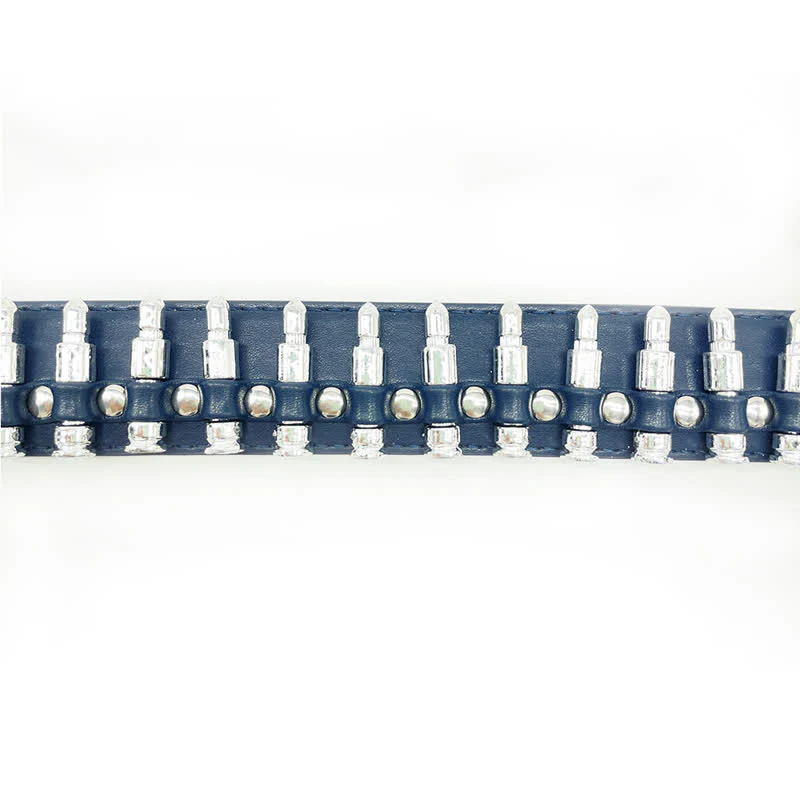 Stylish Punk Bullets Rivet Decor Leather Belt - Image 8