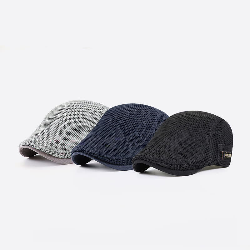 Stylish Sport Breathable Mesh Beret Cap - Image 6