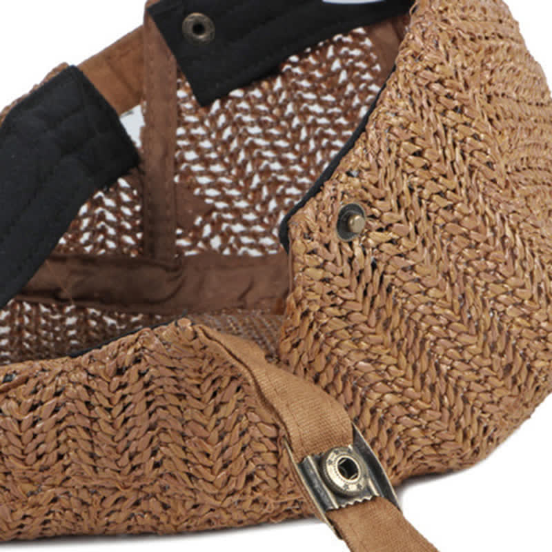 Summer Sunshade Weave Beret Cap - Image 10