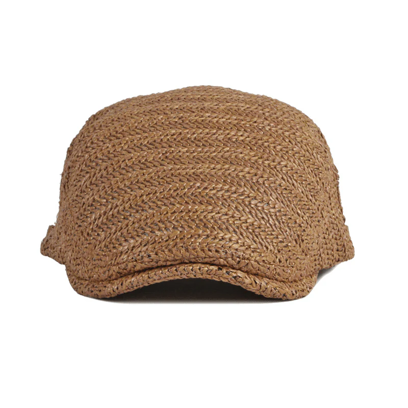 Summer Sunshade Weave Beret Cap - Image 7