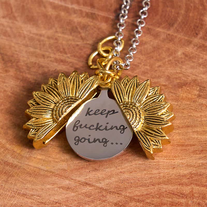 Sunflower Theme DIY Hidden Knife Belt Buckle Necklace Bracelet Bundle Set - Image 4