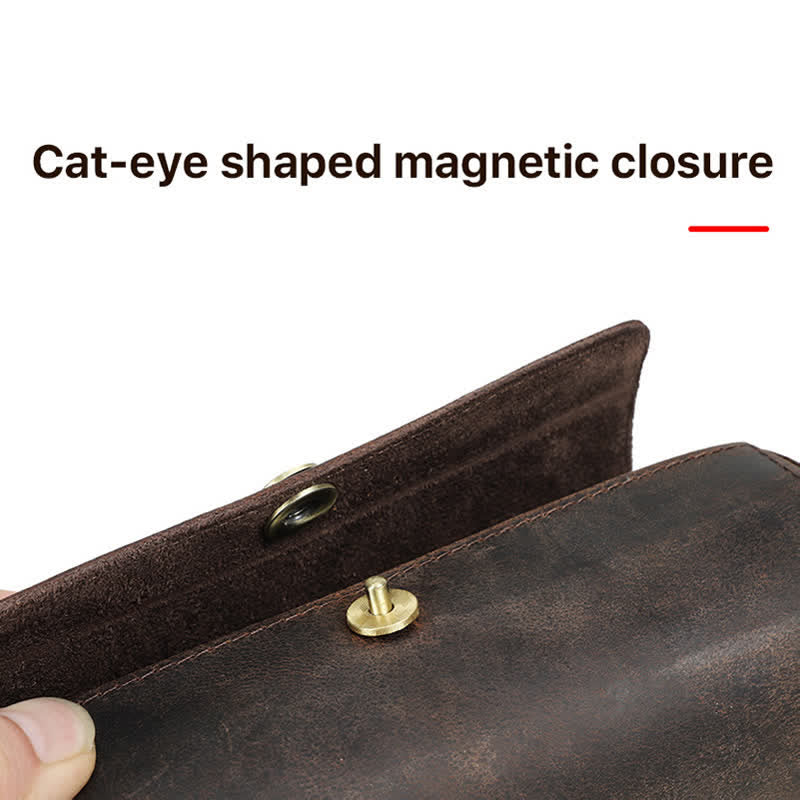 Teo Necktie Retro Box Genuine Leather Case - Image 11