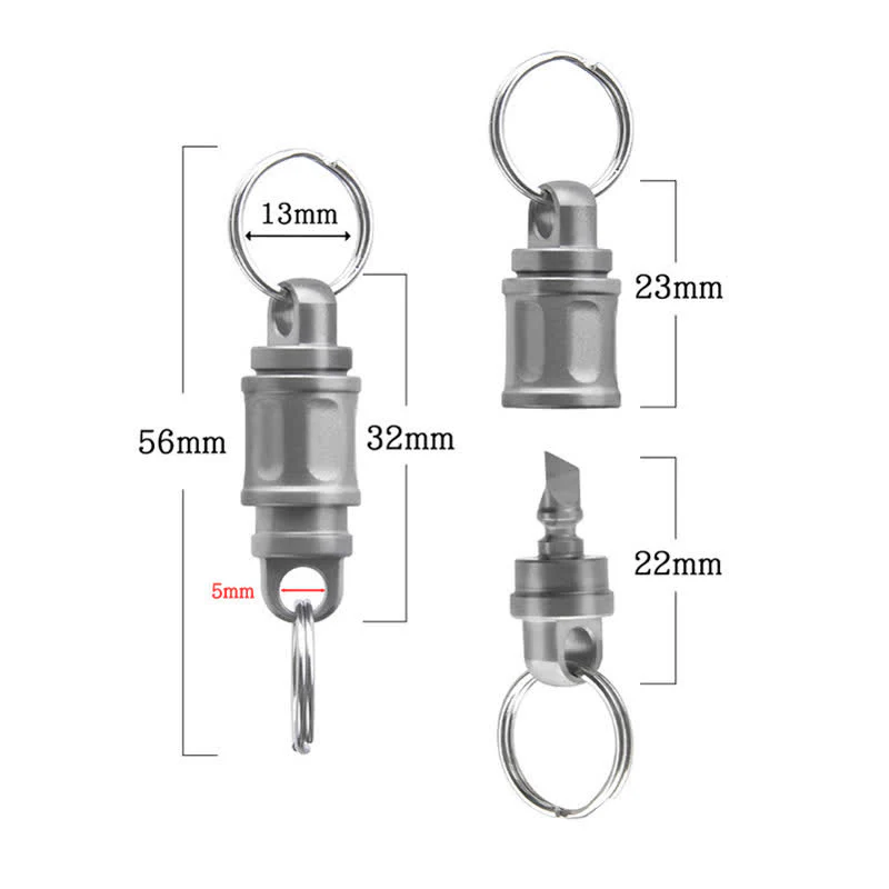 Titanium Alloy Quick Release Connect Cutter Keychain - Image 10