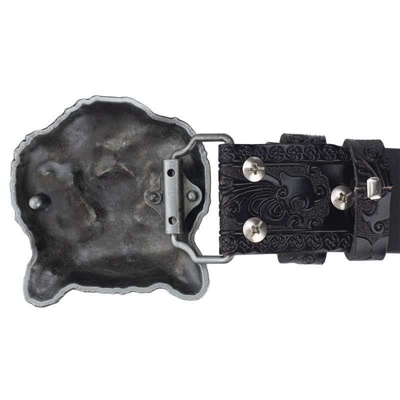 Toger Head Jeans Decorative Western Leather Belt - Image 6
