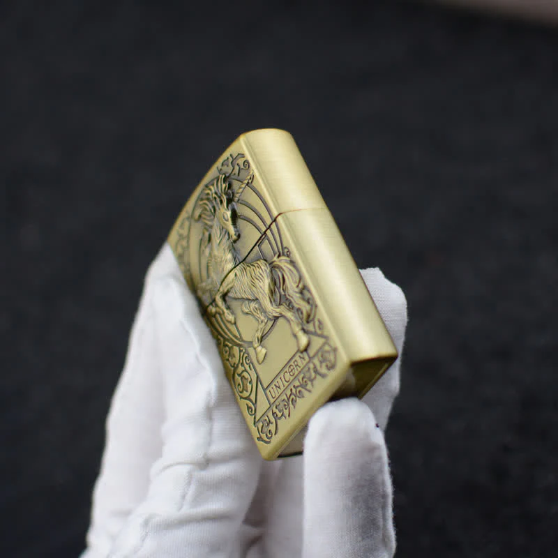Unicorn Relief Grinding Wheel Refillable Butane Lighter - Image 6