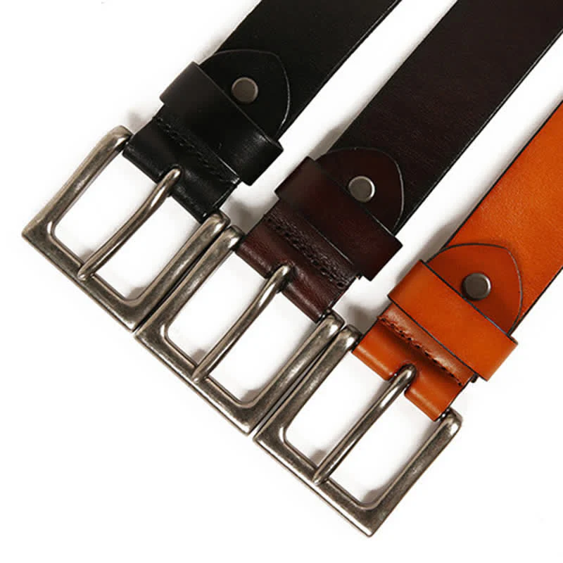 Unisex Punk Style Skull Star Rivets Leather Belt - Image 7