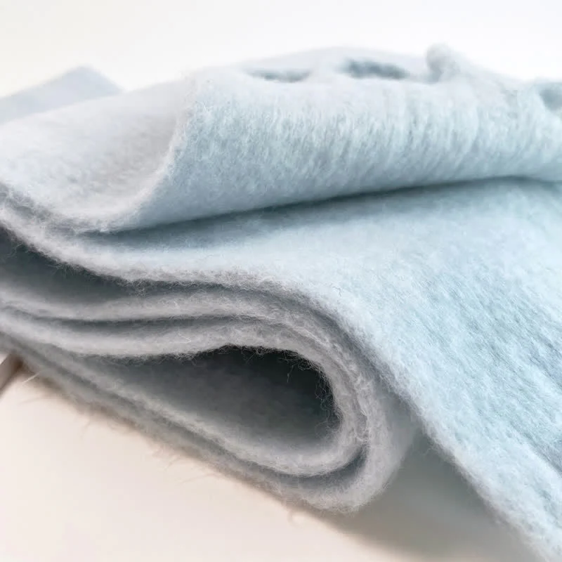 Unisex Thick Solid Color Oversized Warm Chunky Scarf - Image 4