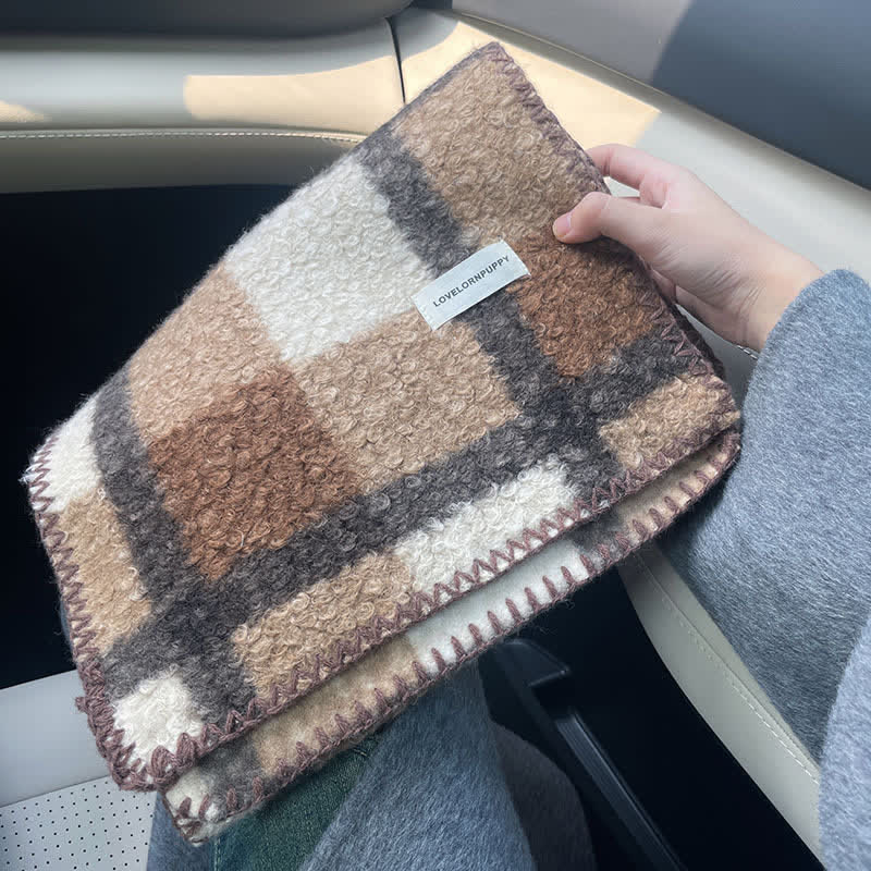 Unisex Winter Accessories Ultra Flush Plaid Scarf - Image 20