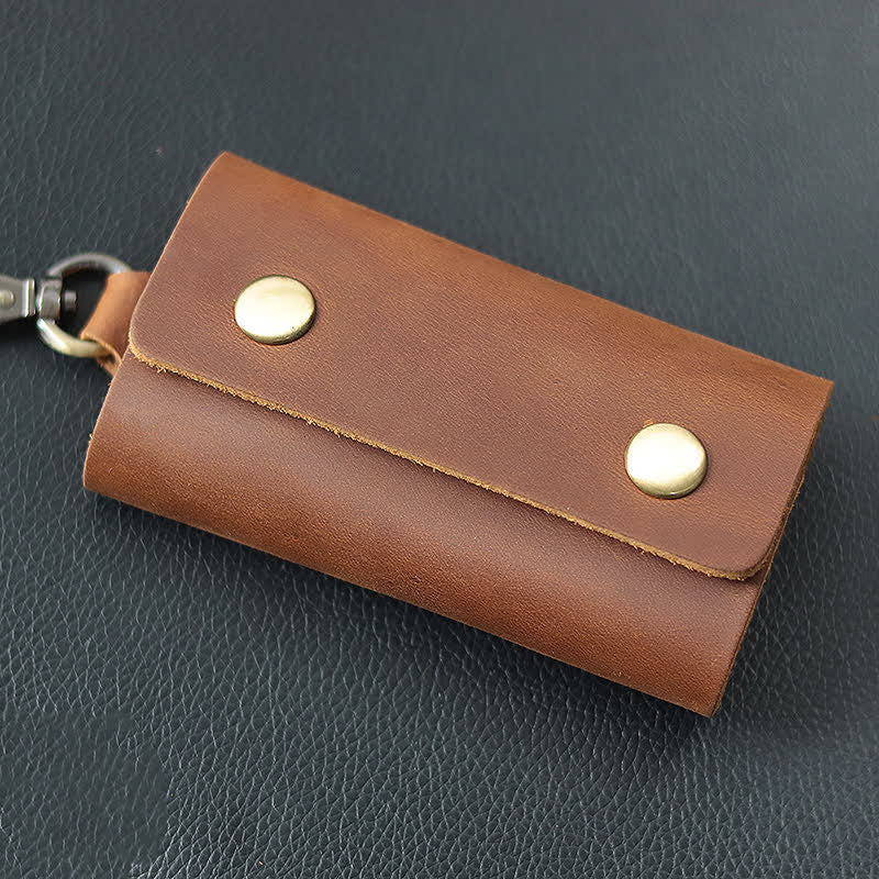 Versatile Belt Key Holder Leather Car Key Case - Image 6