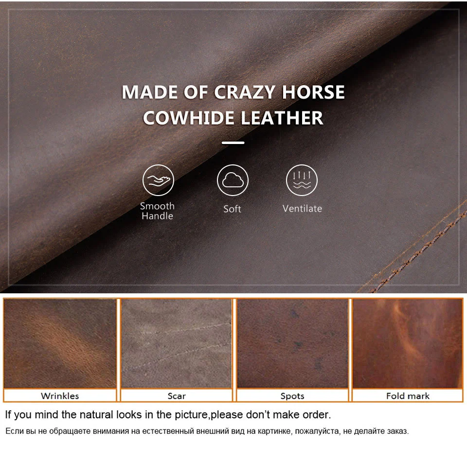 Versatile Mobile Phone Holster Leather Hanging Waist Belt Bag - Image 16