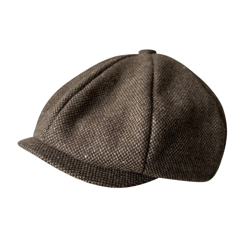 Vintage Auburn Newsboy Beret Octagonal Cap - Image 4