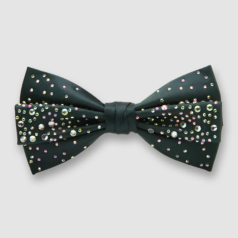 Vintage Creative Diamond Studded Formal Bow Tie - Image 6