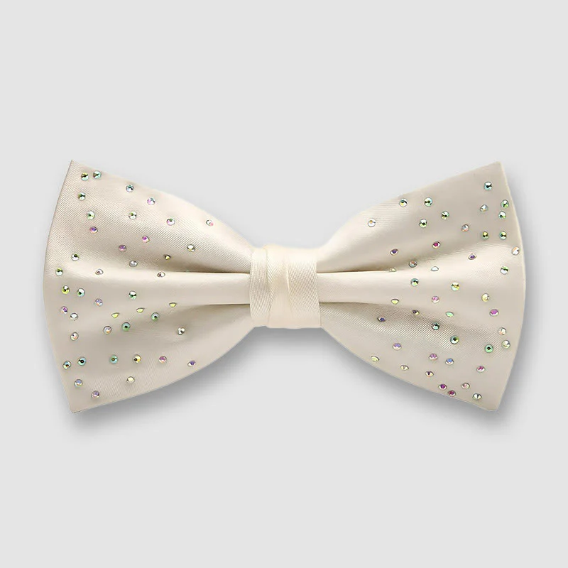Vintage Creative Diamond Studded Formal Bow Tie - Image 8
