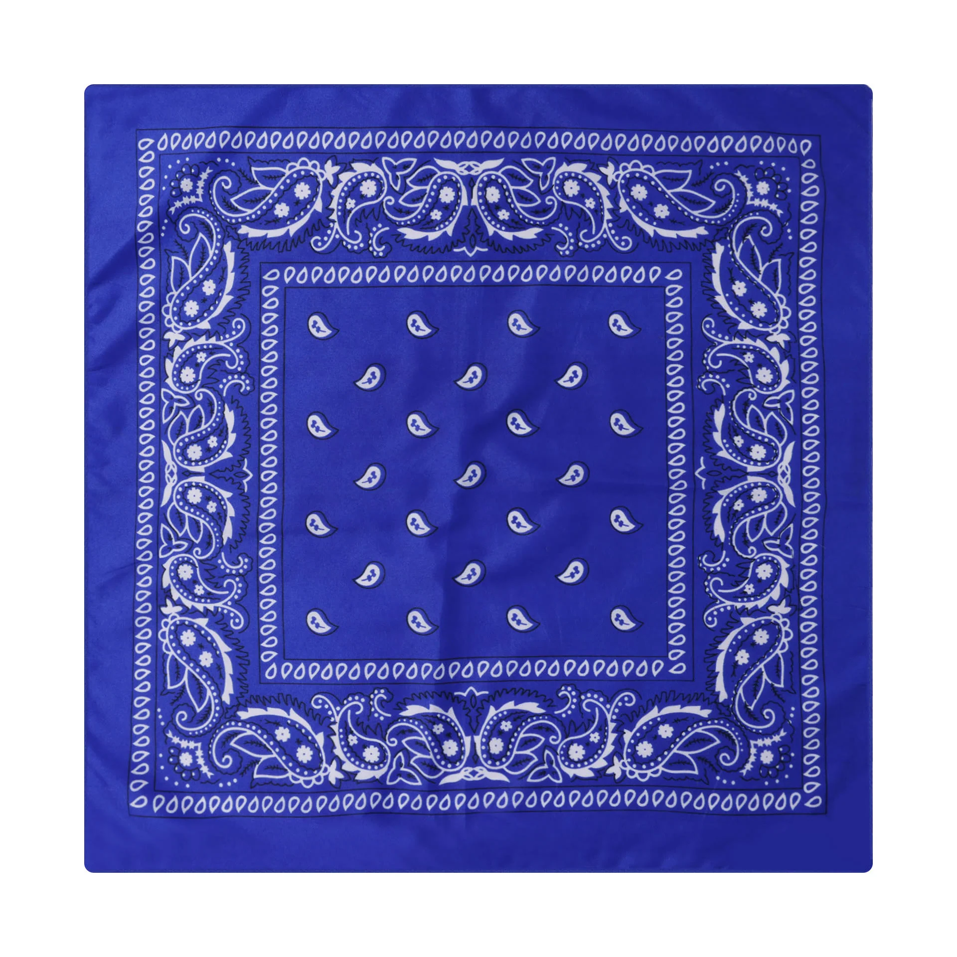 Vintage Paisley Cashew Printed Pocket Square With Silver Star Buckle - Image 14