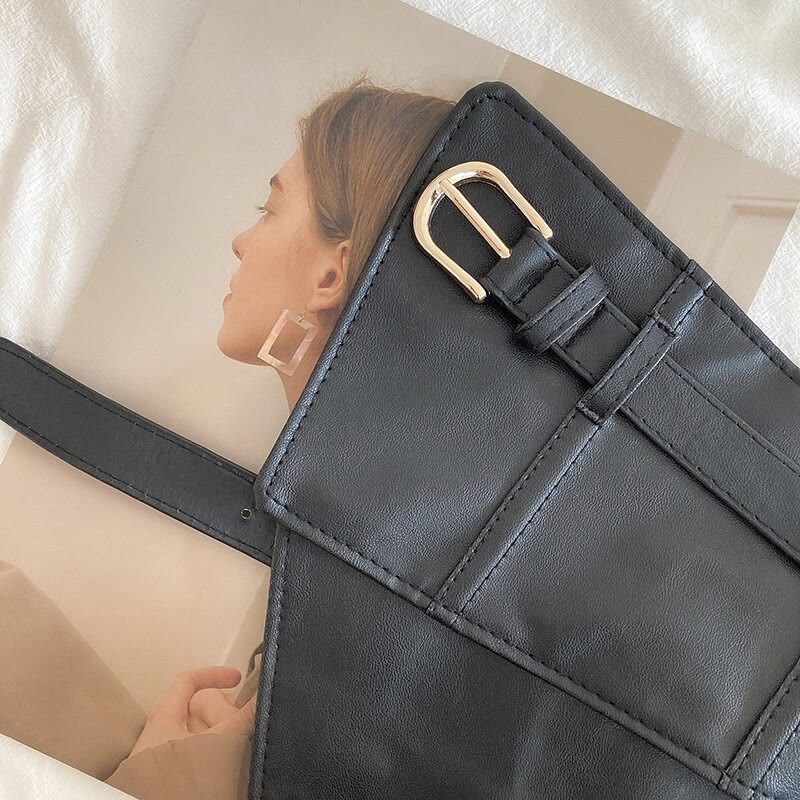 Wide Waistband For Women Leather Corset Belt - Image 10