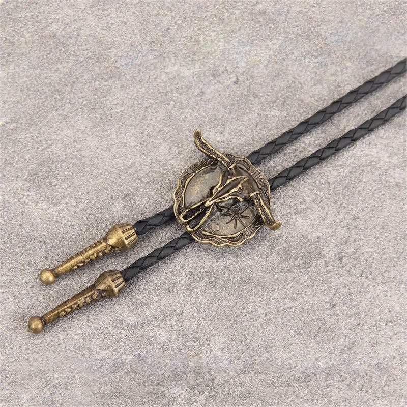 Wild Western Rodeo Bull Head Bolo Tie - Image 15