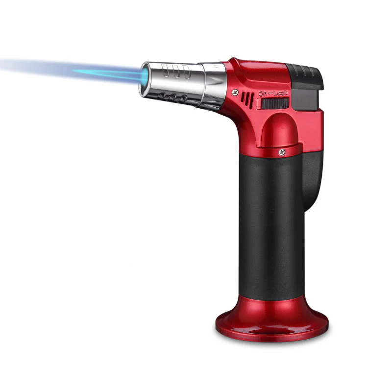 Windproof Spray Gun Holding Grip Butane Lighter - Image 6