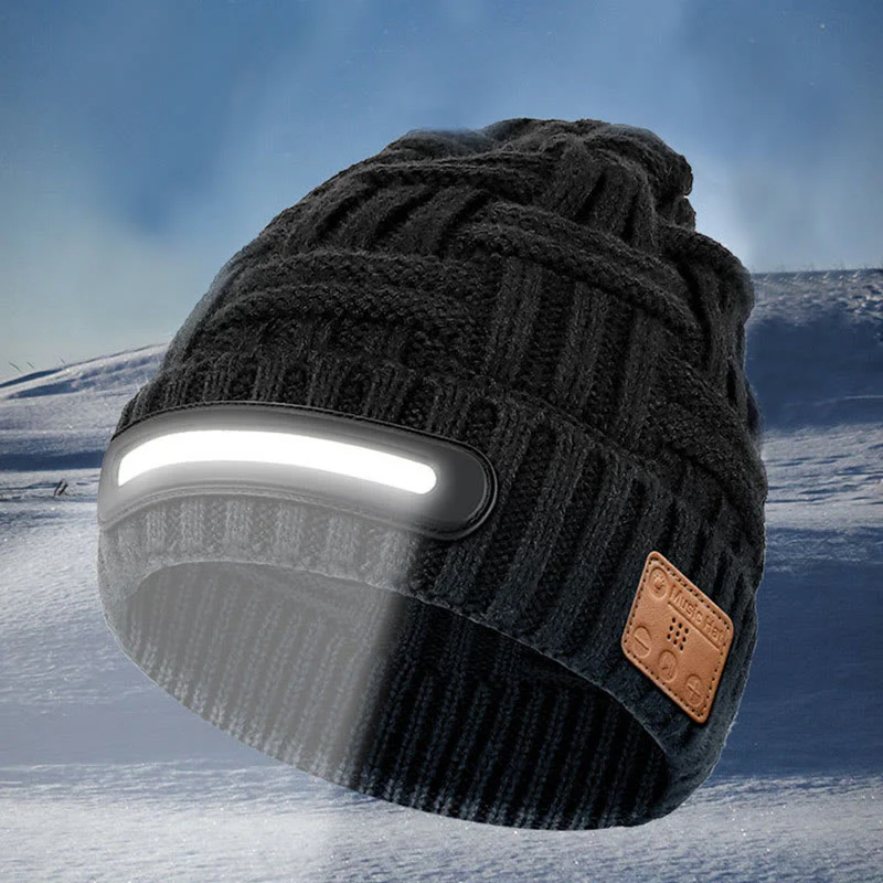 Winter Warm Music Bluetooth Beanie Hat with Lighting - Image 4