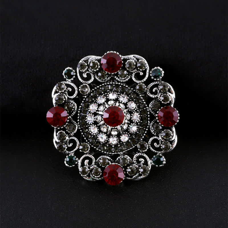 Women's Baroque Palace Crystal Brooch - Image 7