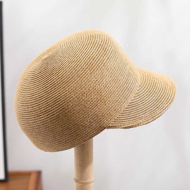 Women's Chic Belt Style Straw Equestrian Hat - Image 8