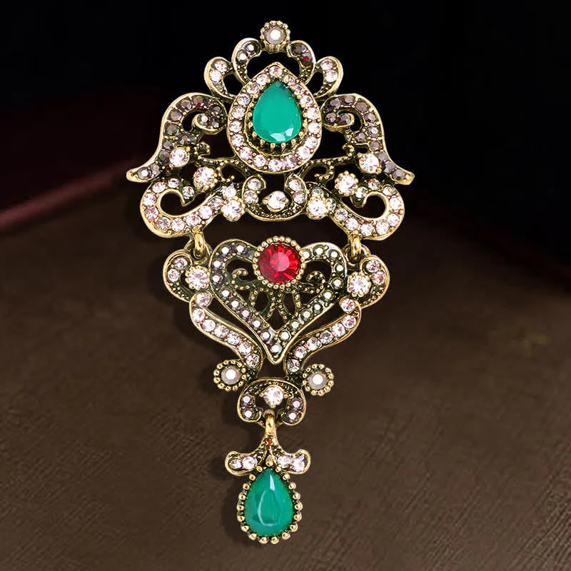 Women's Classical Waterdrop Banquet Brooch - Image 3
