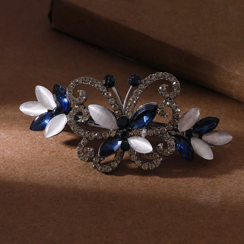 Women's Crystal Rhinestones Butterfly Hair Clip - Image 3