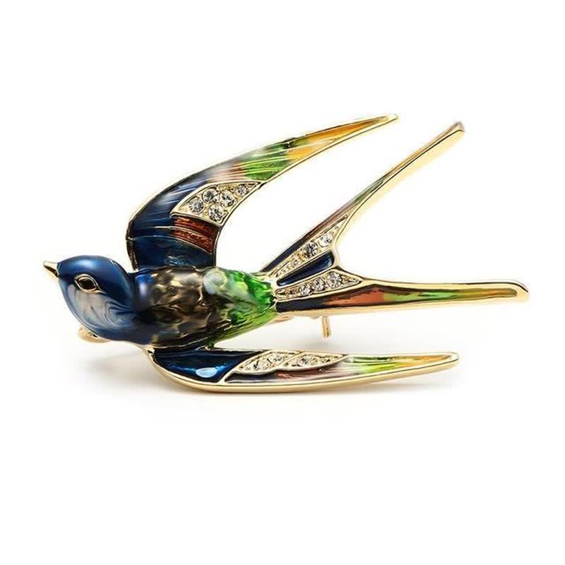 Women's Cute Enamel Swallow Brooch - Image 6