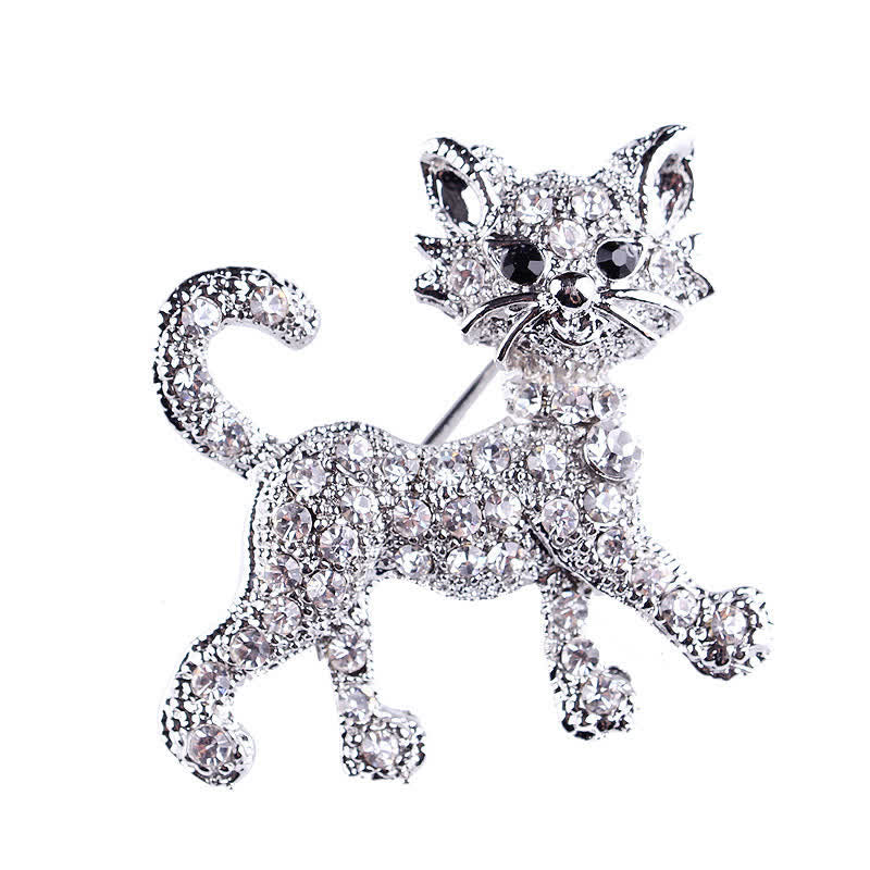 Women's Cute Kitty Cat Brooch - Image 7