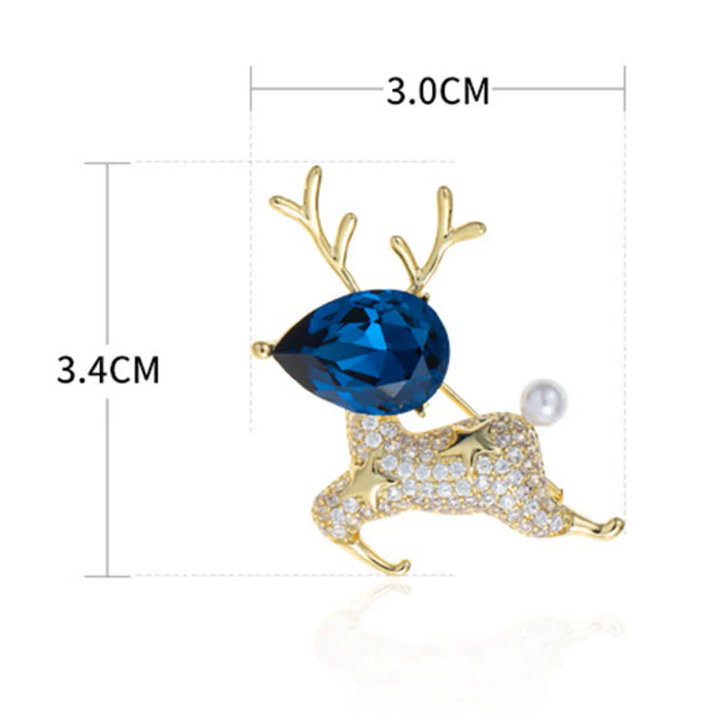 Women's Little Elk Pearl Brooch - Image 7
