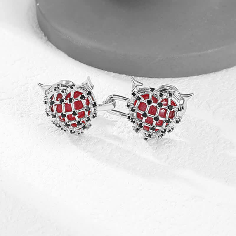 Women's Little Red Devils Button Jeans Belt Clip - Image 8