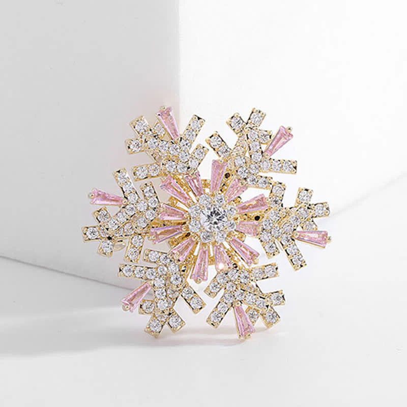 Women's Rotatable Snowflake Brooch - Image 4