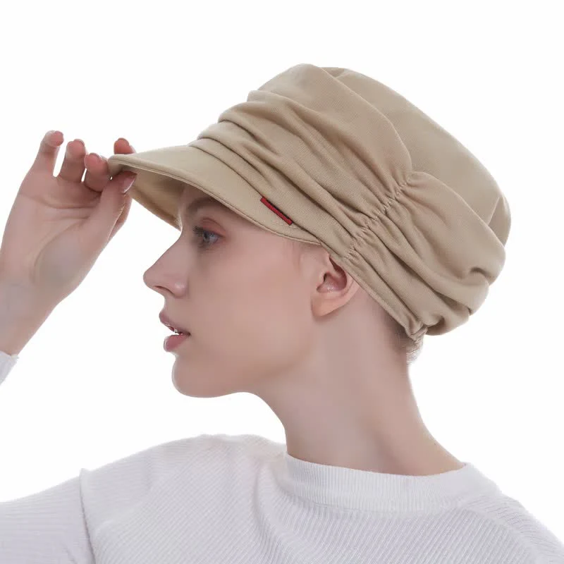 Women's Soft-Brimmed Hat Pleated Baseball Cap - Image 22