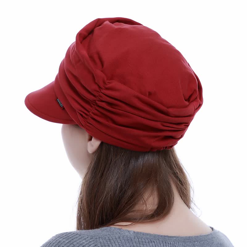 Women's Soft-Brimmed Hat Pleated Baseball Cap - Image 8