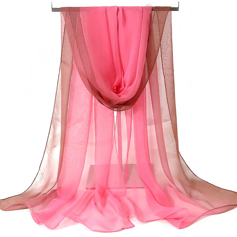 Women's Soft Solid Color Summer Sunscreen Thin Scarf - Image 17