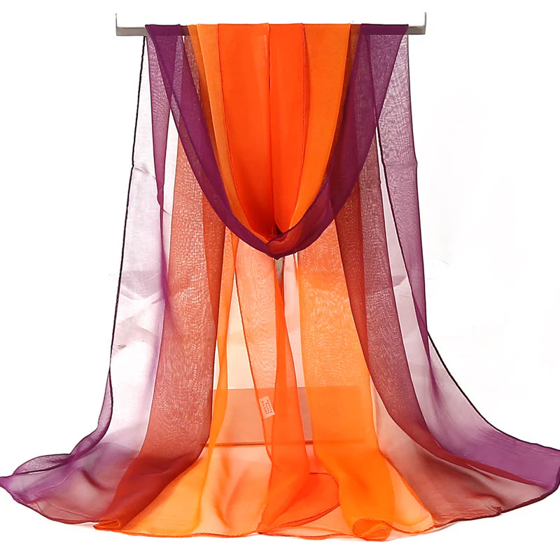 Women's Soft Solid Color Summer Sunscreen Thin Scarf - Image 18
