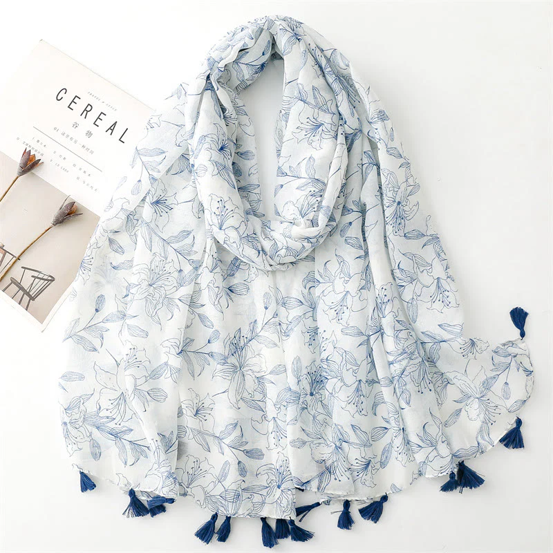 Women's Summer Beach Lightweight Shawl Thin Scarf - Image 53